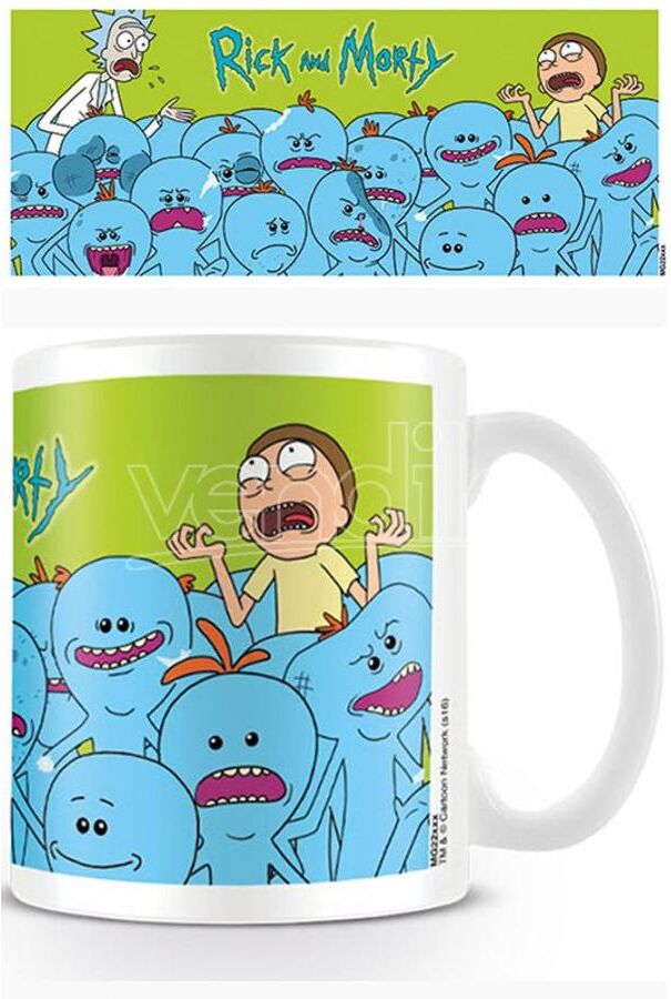 Pyramid Rick E Morty Mr. Meeseeks Tazza