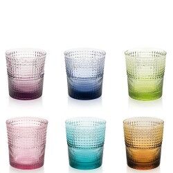 IVV Set 6 bicchieri acqua SPEEDY multicolor