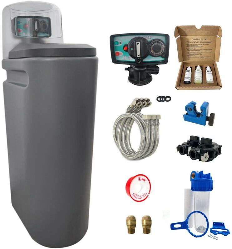 Pentair - Addolcitore d'acqua 16L Fleck 5600 MV completo di