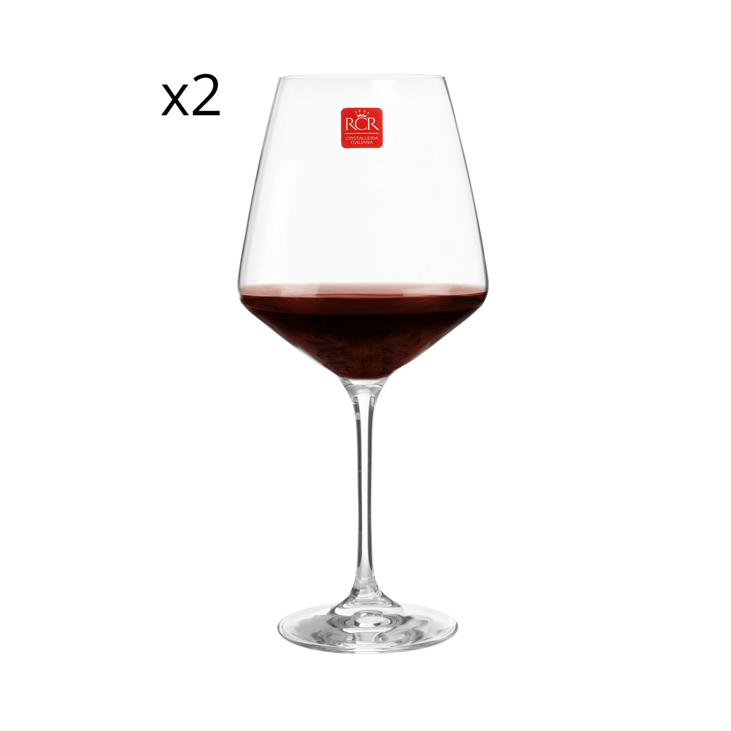 RCR Set 2 calici vino rosso Aria trends