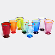 La DoubleJ 'rainbow' Glasses, Set Of Eight
