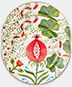 La DoubleJ 'pomegranate' Dessert Plate, Set Of Two