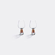 Tom Dixon 'tank' Wine Glasses, Set Of Two