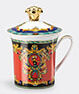 Rosenthal 'le Roi Soleil' Mug With Lid