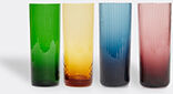 La DoubleJ 'misty Rainbow Mix' Tumbler Glasses, Set Of Four