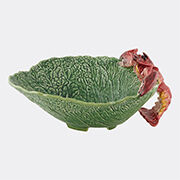 Bordallo Pinheiro 'cabbage With Lobsters' Salad Bowl