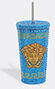 Versace 'medusa' Studded Travel Cup Mug, Capri Blu