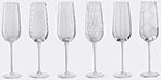 NasonMoretti 'tolomeo' Flute Glass, Set Of Six