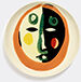 Serax 'feast Face 1' Plate, Medium,  Set Of Two