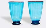 La DoubleJ 'rainbow' Glasses, Set Of Two, Turquoise