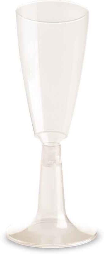 Poloplast 20 Flutes Di Plastica Pla Compostabile Gambo Basso