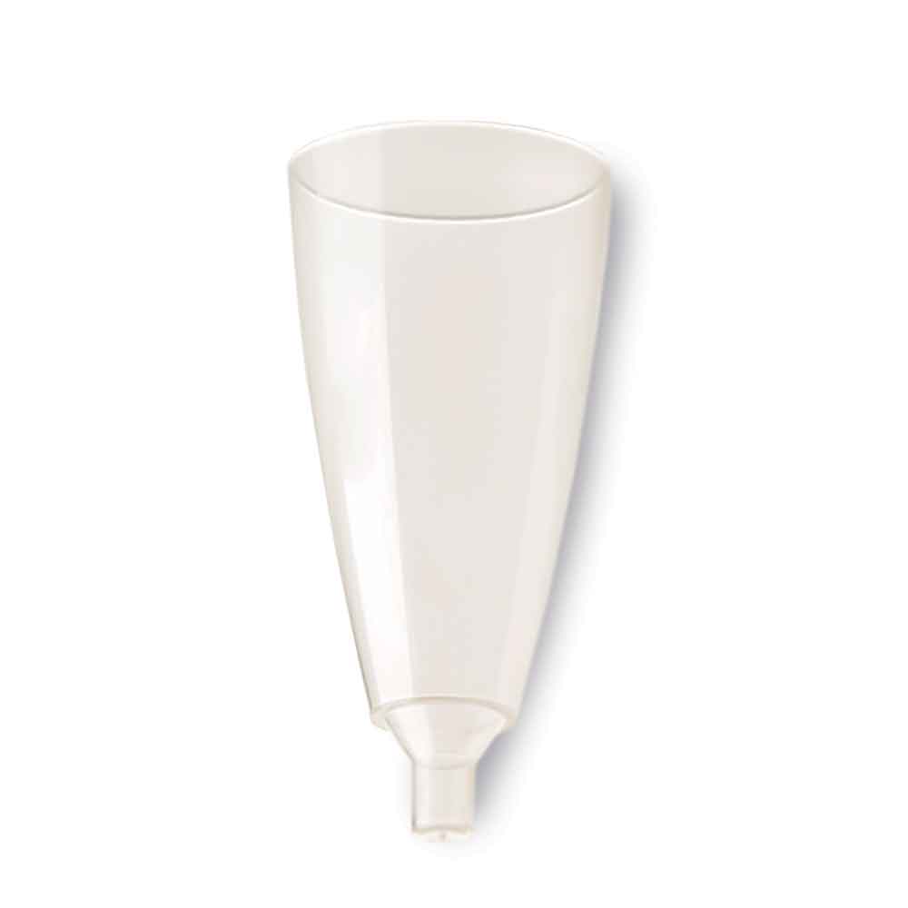 Poloplast 20 Calici Flute Di Plastica Pla Compostabile Senza Gambo