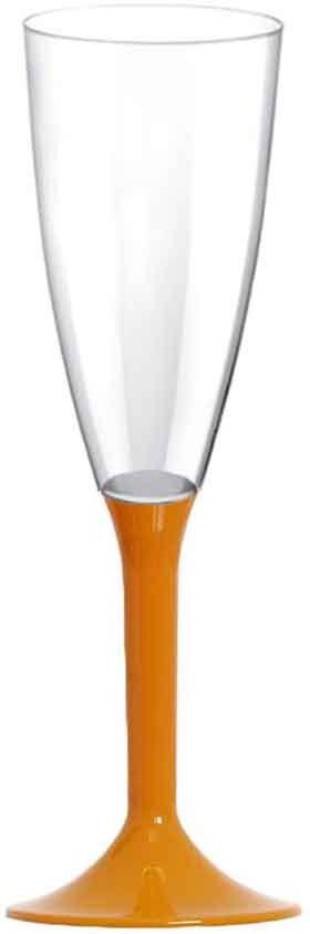 Goldplast 20 Calici Flute Riutilizzabili In Plastica Mango 120ml