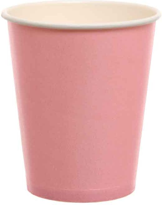 20 Bicchieri Di Cartoncino Rosa Dopla Party 250ml