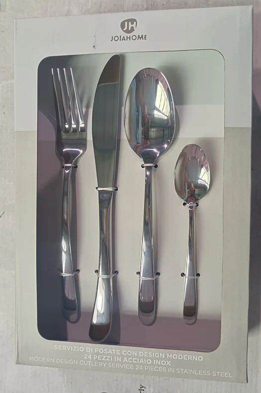 Joia Home JHO1221001 set di posate 24 pz Stainless steel