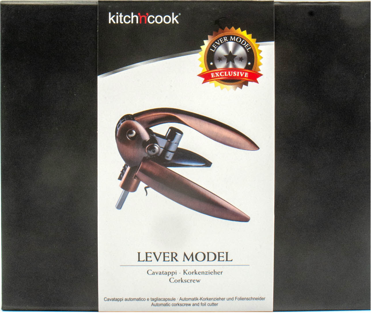 Schonhuber Cavatappi Automatico E Tagliacapsule Lever Model Kitch'n'cook