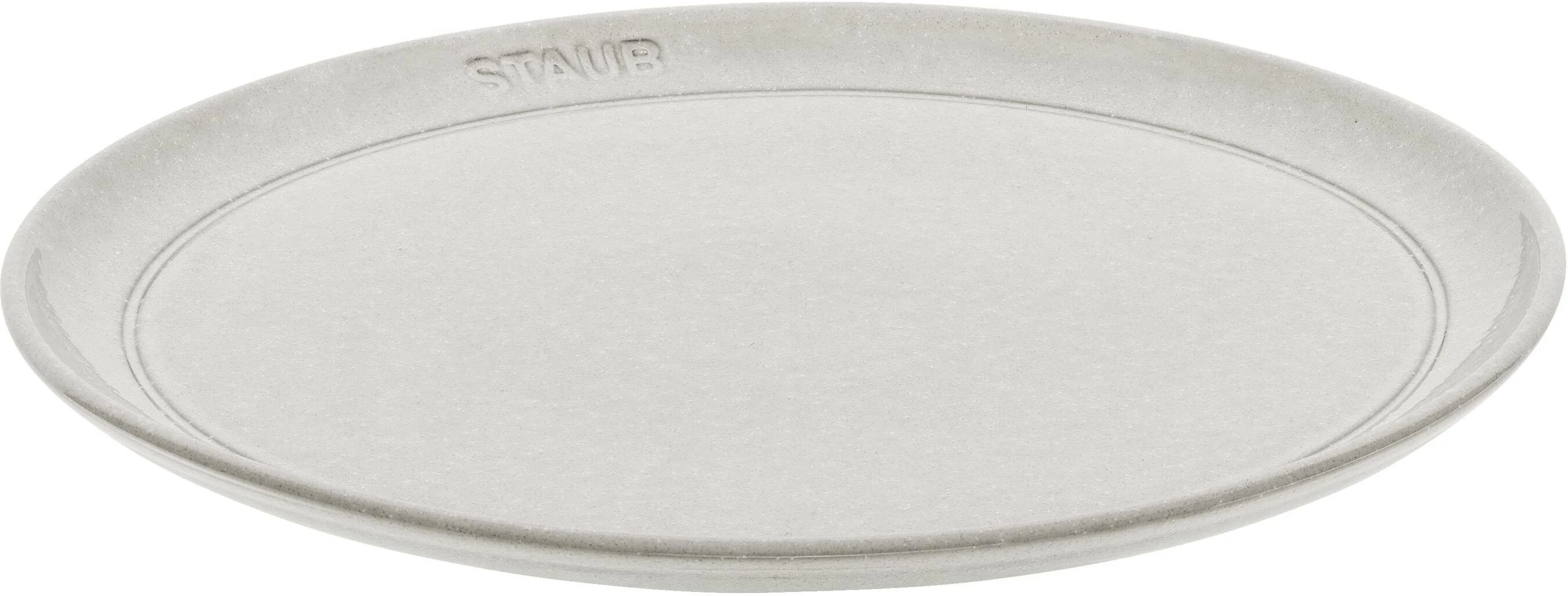 Staub Dining Line Piatto piano rotondo - 26 cm, tartufo bianco