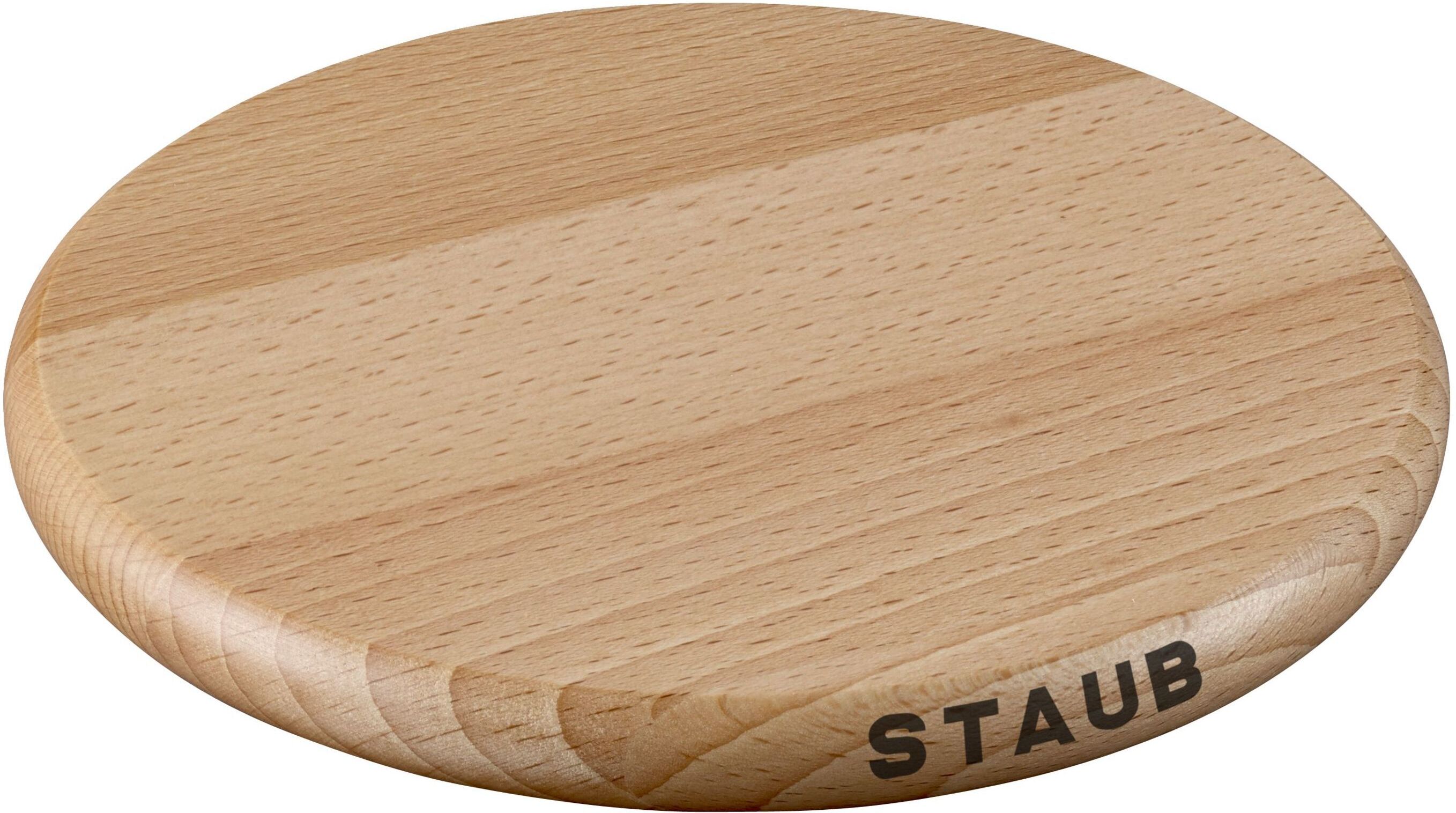 Staub Specialities Sottopentola magnetico rotondo - 16 cm, faggio