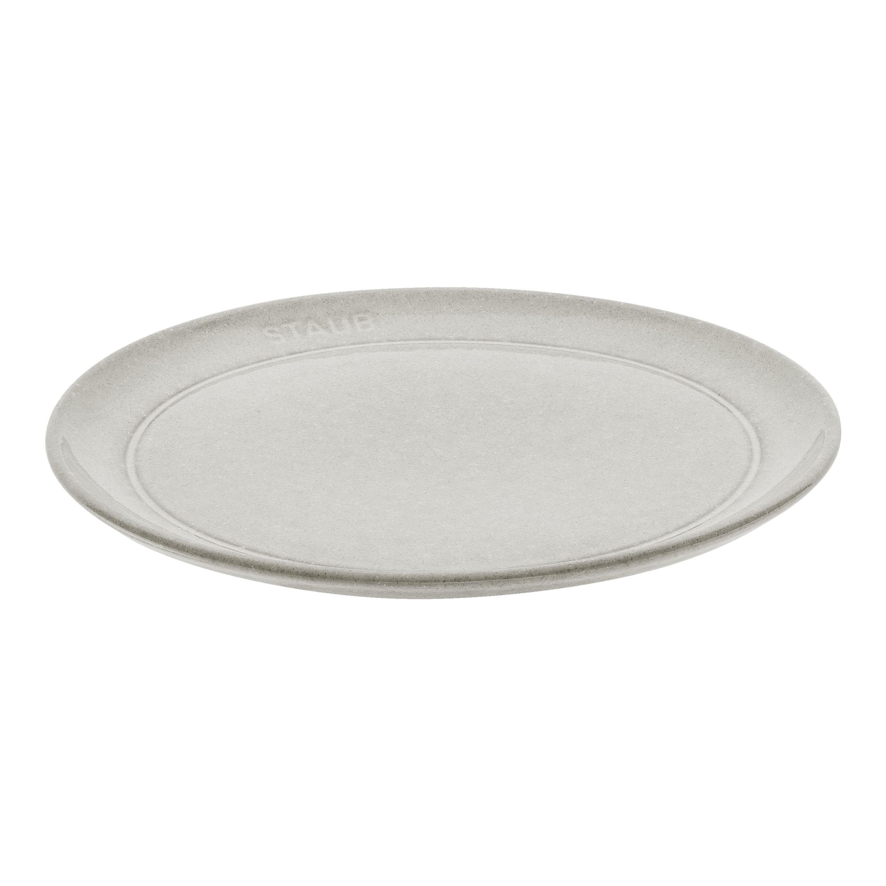Staub Dining Line Piatto piano rotondo - 20 cm, tartufo bianco