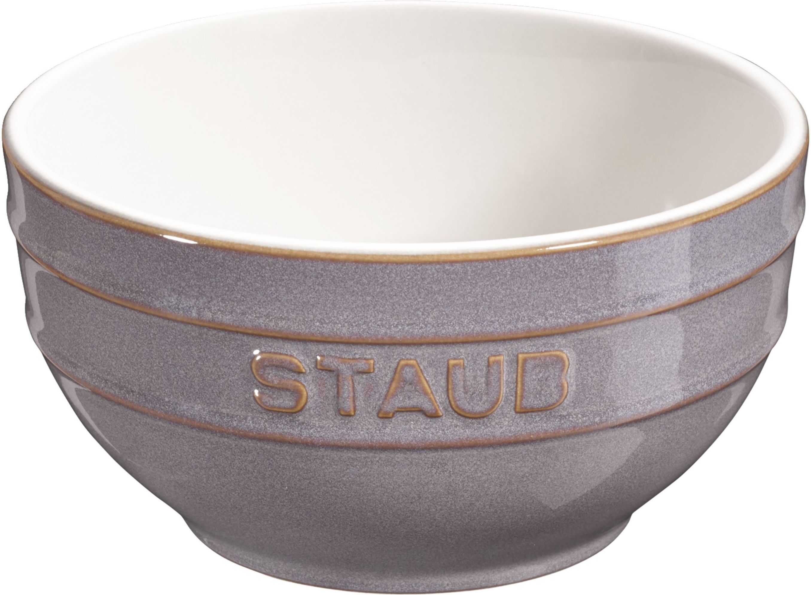 Staub Ceramique Ciotola rotonda - 12 cm, Colore grigio antico