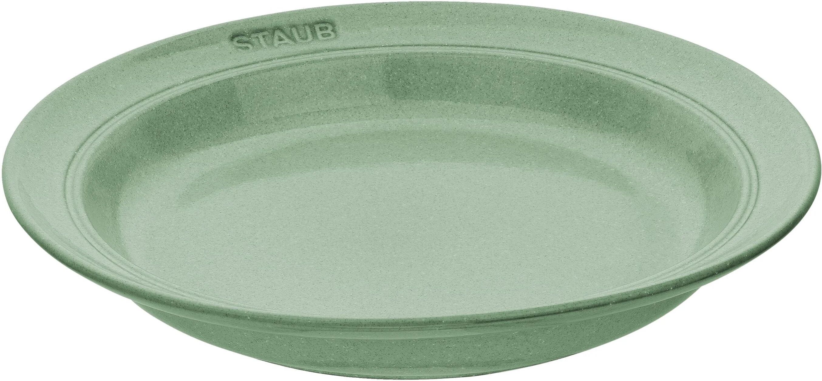 Staub Dining Line Piatto rotondo - 24 cm, salvia