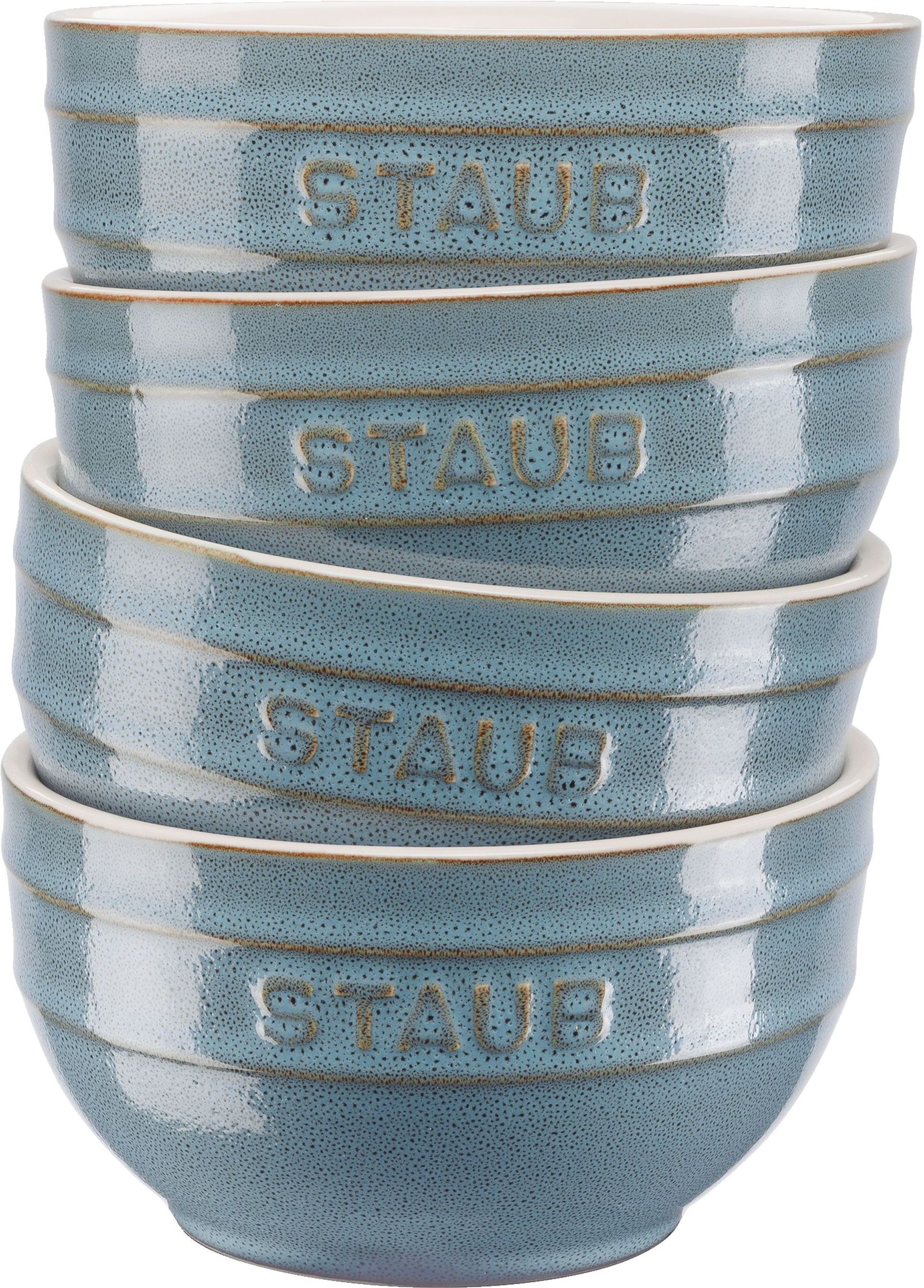 Staub Ceramique Set di ciotole - 4-pz., turchese antico