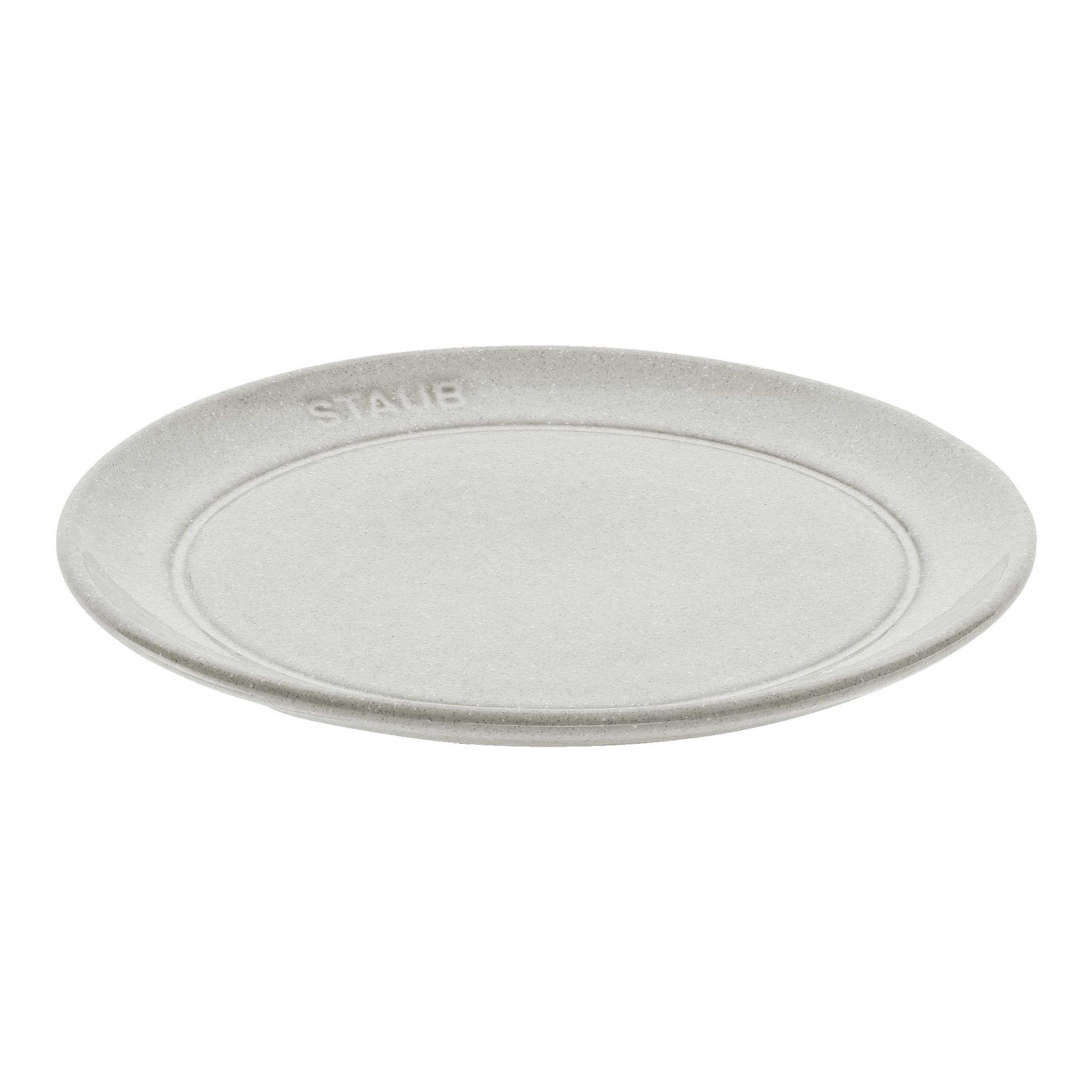 Staub Dining Line Piatto piano rotondo - 15 cm, tartufo bianco