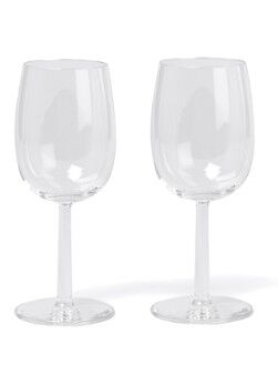 iittala Witte wijnglas 28 cl set van 2 - Transparant
