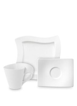 Villeroy & Boch New Wave serviesset 12-delig - Wit