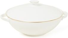 Villeroy & Boch Anmut Gold terrine met deksel 26 cm - Wit