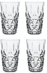 Sagaform Picknick longdrinkglas 40 cl set van 4 - Transparant