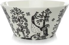 iittala Taika serveerschaal 25 cm - Zwart