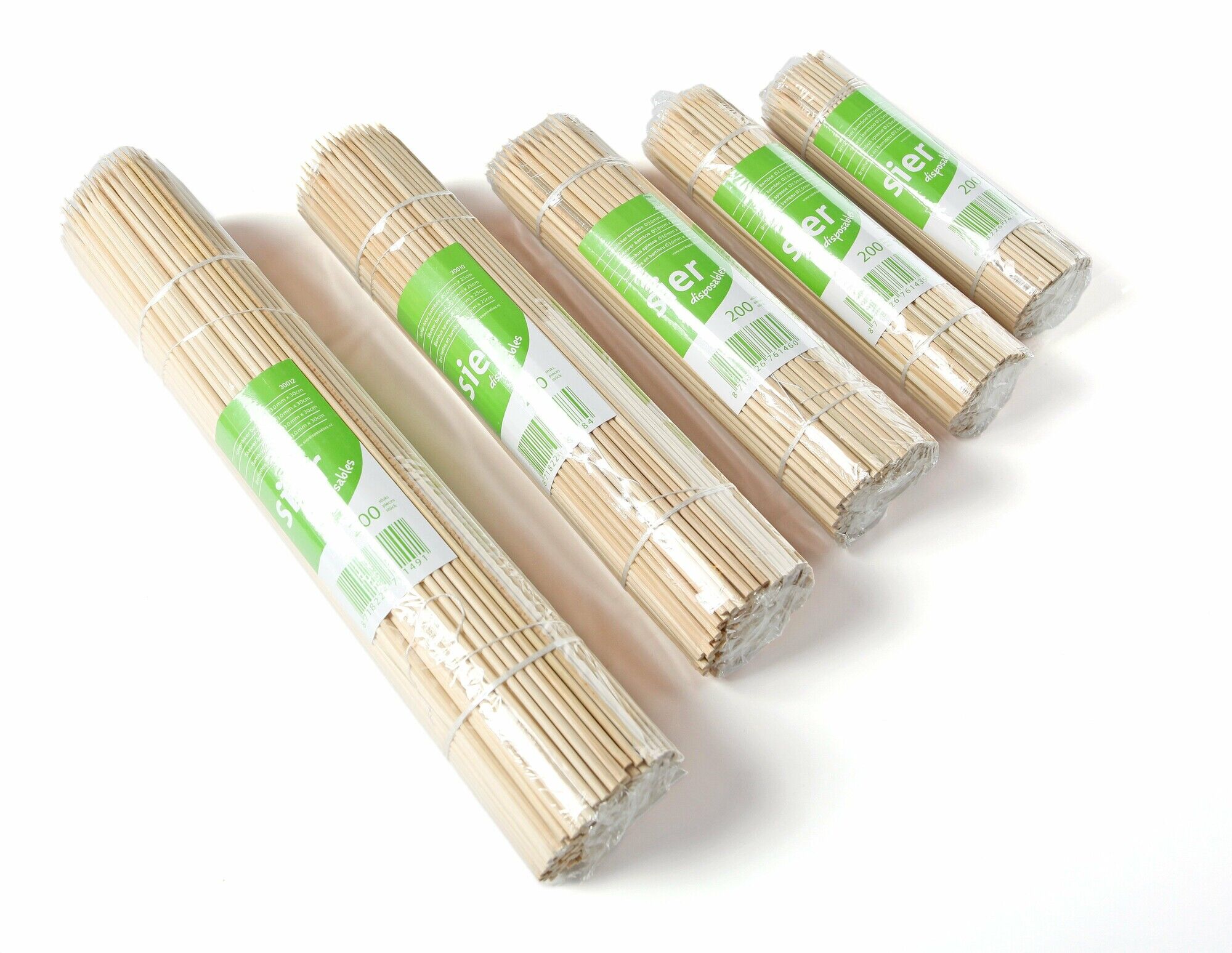 Sier Disposables Satéprikker bamboe Ø 2,5 mm / 15 cm, 1x125 x 200 per karton