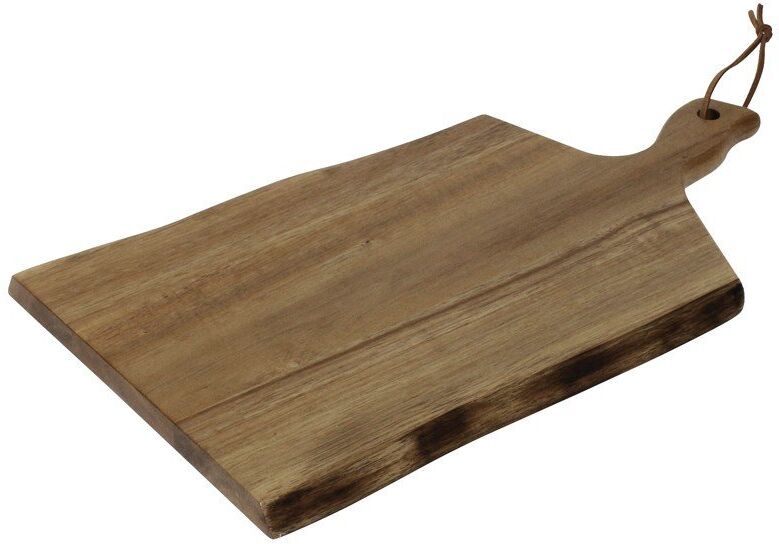 Olympia Acacia plank golvende rand 30,5x21,5cm