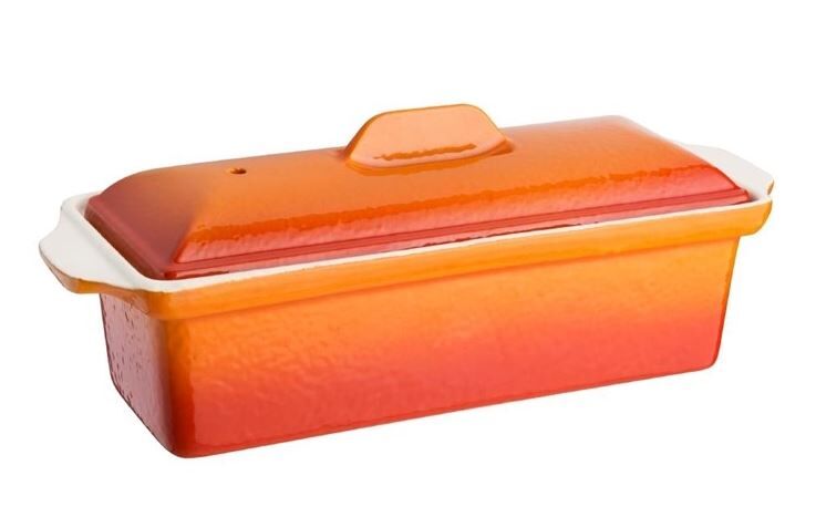 Vogue Paté terrine Vogue, oranje, 1,3ltr, 11(h)x34(b)x10,5(d)cm