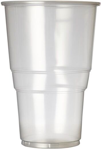 Plastico Kunststofo disposable bierbeker 590ml tot rand (1000 stuks)