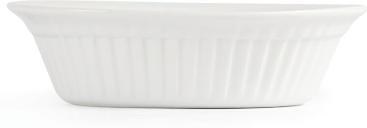 Olympia Whiteware ovale taartschaal 17cm, 4,6(h) x 17(b) x 13,3(d)cm