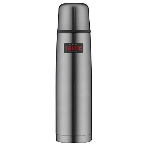 Thermos Light & Compact fles, Roestvrij Staal, 1 L, Vaatwasserbestendig, 24 uur Warm, 24 uur Koud, Grijs