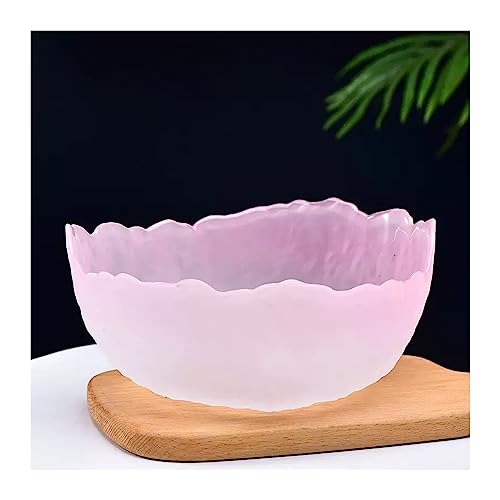 AtoOi Gradiëntglas Fruitschaal Elegant voor decoratie- Perfect voor snacks, meloenen en gedroogd fruit Roze, blauwe en groene tinten Stijlvol fruit -