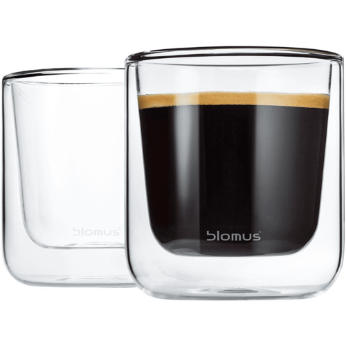 BLOMUS - Nero - Koffieglas 0,20l s/2