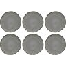 Tavola - Dinerborden -Ø 27cm - 6 stuks - Gray Kos Gray Kos