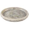 Sfeer voor jou PTMD Schaal Lourdes - 35x35x4 cm - Cement - Creme