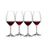 RIEDEL Wine Friendly Red Wine 002, 4er Set, Rotweinglas, Rotwein Glas, Weinglas, Kristallglas, 667 ml, 6422/02-4