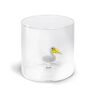 WD Lifestyle Borosilicaatglas, glas, 250 ml, met decoratie (picaan)