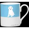 Silhouettes Silhouette Blue Puppy Funny Bone China Mok, het was de kat Stoke on Trent, Engeland