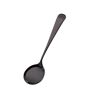jonam Lepel Stainless steel spoon/Home/stainless steel/Eating spoon (Color : Schwarz)