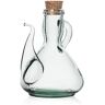 Viste-lo Oliefles 500 ml, oliefles van glas, oliefles voor de keuken, oliefles 0,5 l, kurksluiting, gemaakt in Spanje, handgemaakt, 100% gerecycled glas