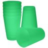 S&S-Shop 10 plastic drinkbekers 0,4 l groen herbruikbare drinkbekers/partybekers/bekers