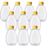 WideSmart 10 Pcs Lege Honing Plastic Flessen, Knijpflessen Honingfles Plastic Honing Flessen Clear Honing Fles Honing Potten Honingcontainers Dispenser Honing Knijp Flessen Met Flip-Top Dekseldop