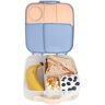 b.box Lunchbox voor kinderen, gelimiteerde oplage, kleur, 4 vakken (2 lekvrij), grote maat voor grote eetlust kinderen vanaf 3 jaar, Feelin' Peachy 2 l